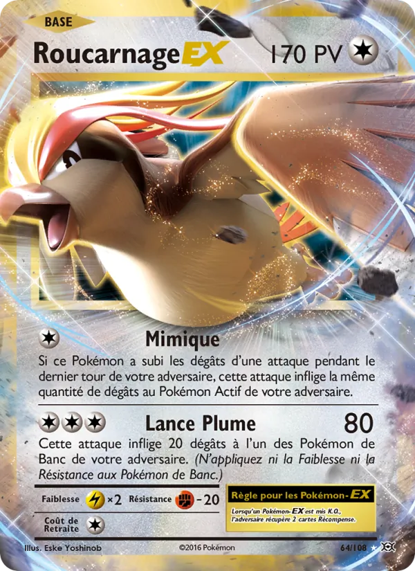 Roucarnage EX Évolutions 64/108