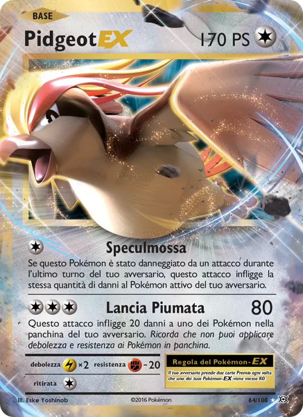 Pidgeot EX Evoluzioni 64/108