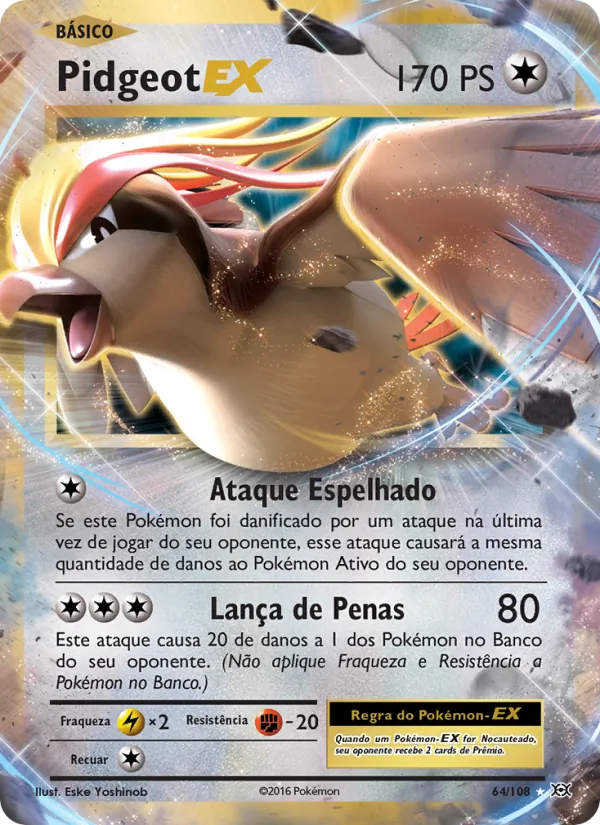 Pidgeot EX Evoluções 64/108