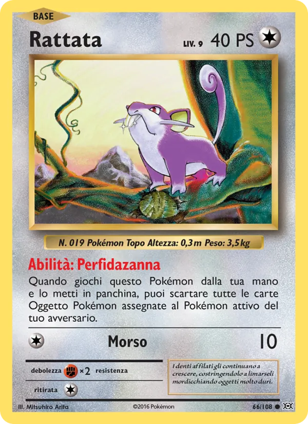 Rattata Evoluzioni 66/108