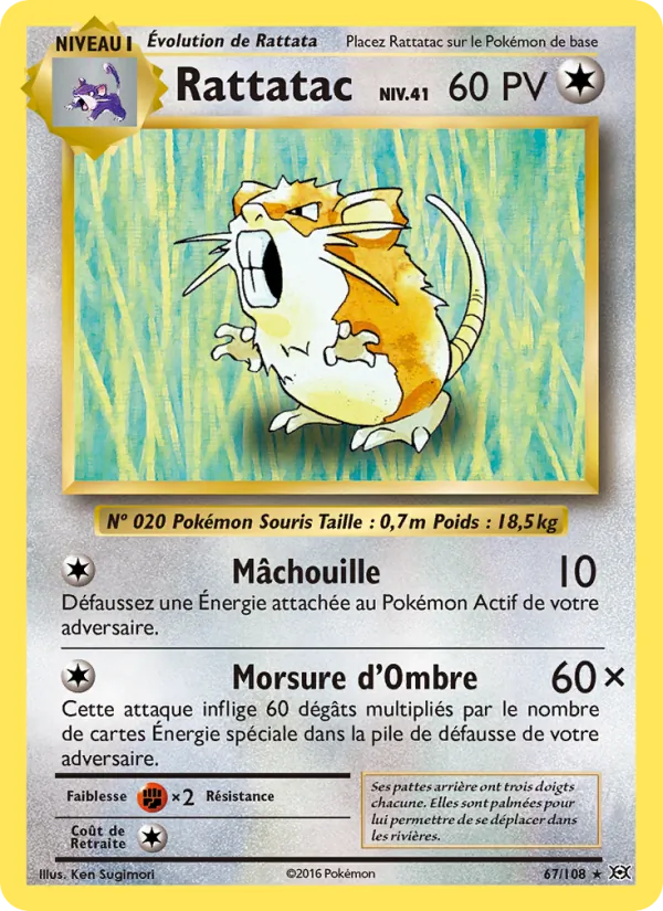 Rattatac Évolutions 67/108