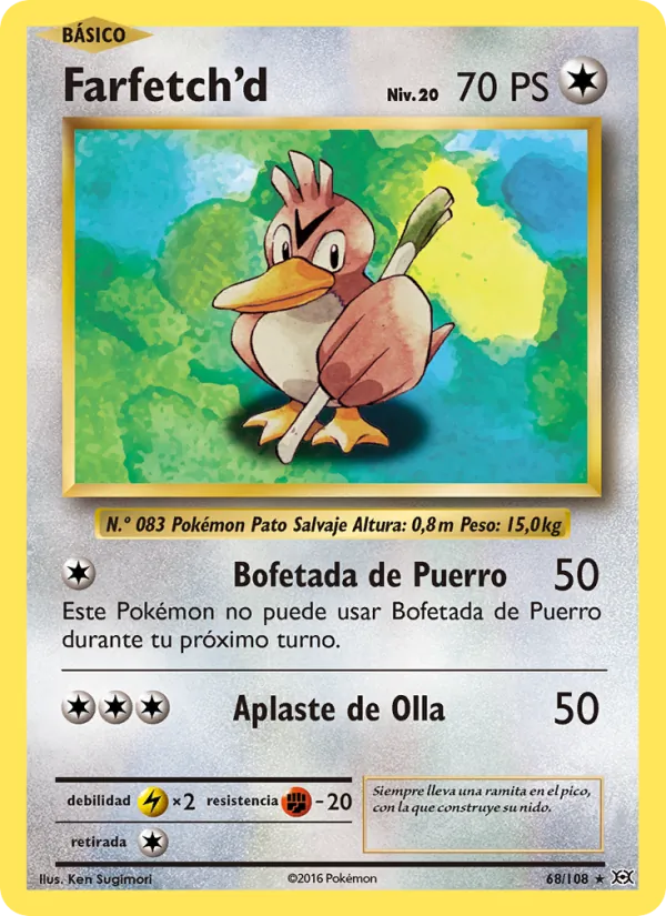 Farfetch'd Evoluciones 68/108