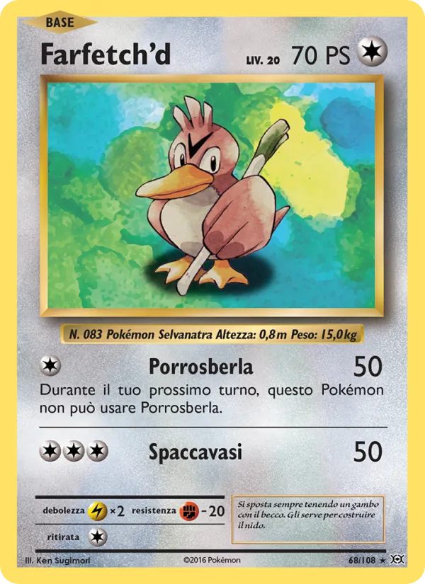 Farfetch'd Evoluzioni 68/108