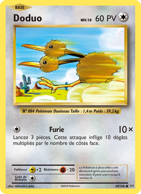 Doduo Évolutions 69/108