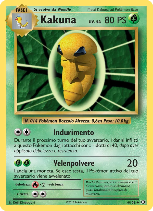 Kakuna Evoluzioni 6/108