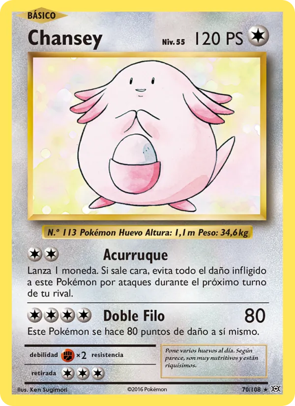 Chansey Evoluciones 70/108