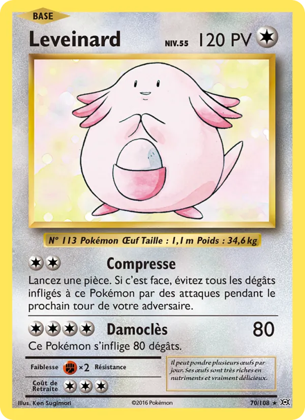 Leveinard Évolutions 70/108