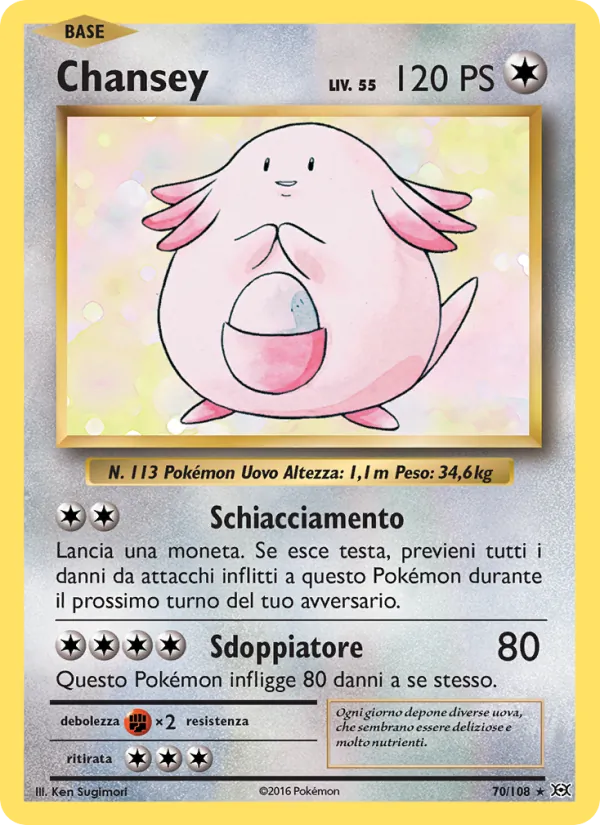 Chansey Evoluzioni 70/108