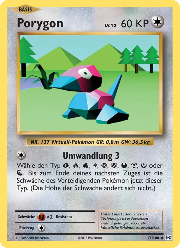 Porygon Evolution 71/108