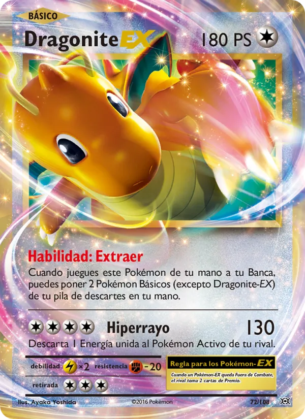 Dragonite EX Evoluciones 72/108