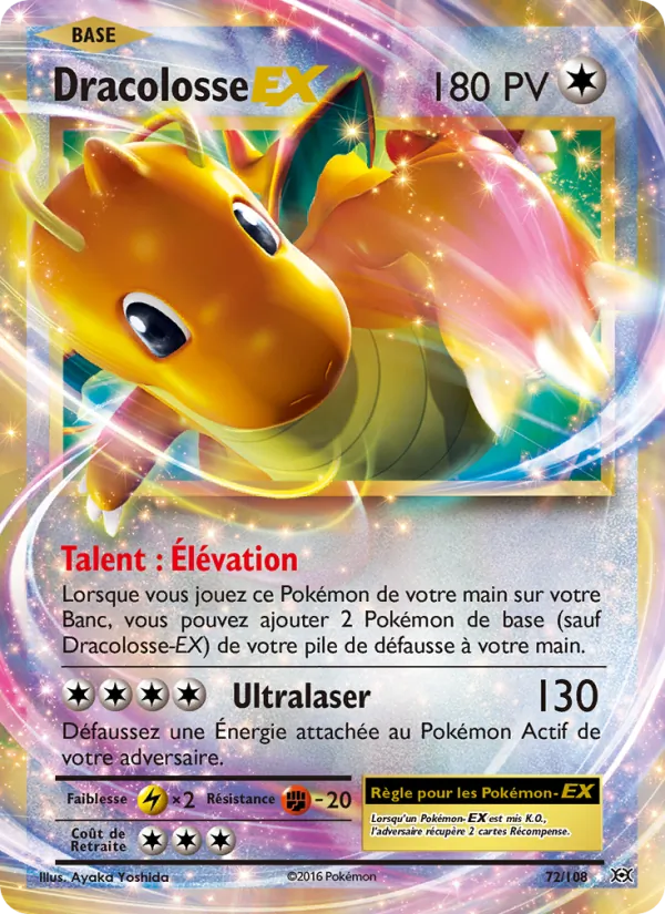 Dracolosse EX Évolutions 72/108