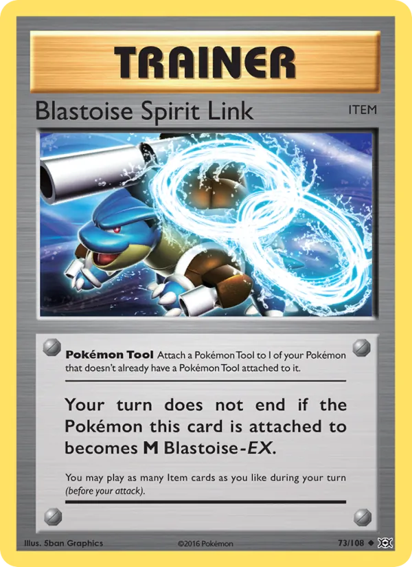 Blastoise Spirit Link Evolutions 73/108