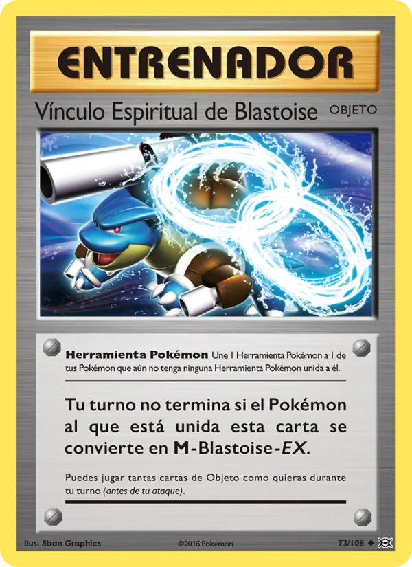 Vínculo Espiritual de Blastoise Evoluciones 73/108