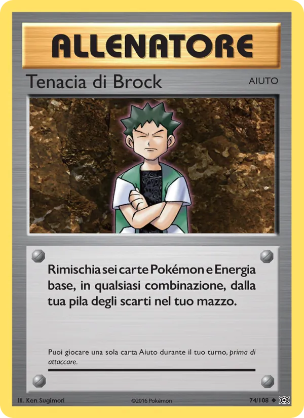 Tenacia di Brock Evoluzioni 74/108