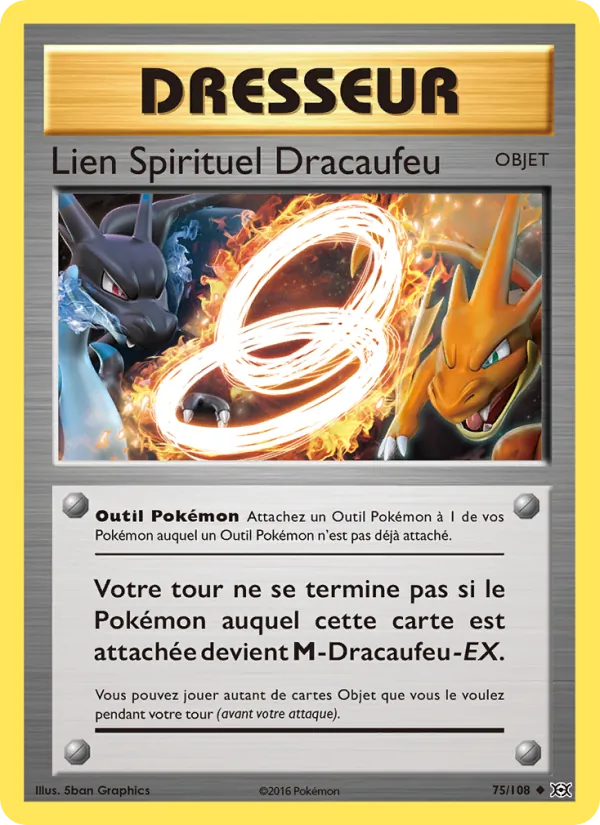 Lien Spirituel Dracaufeu Évolutions 75/108