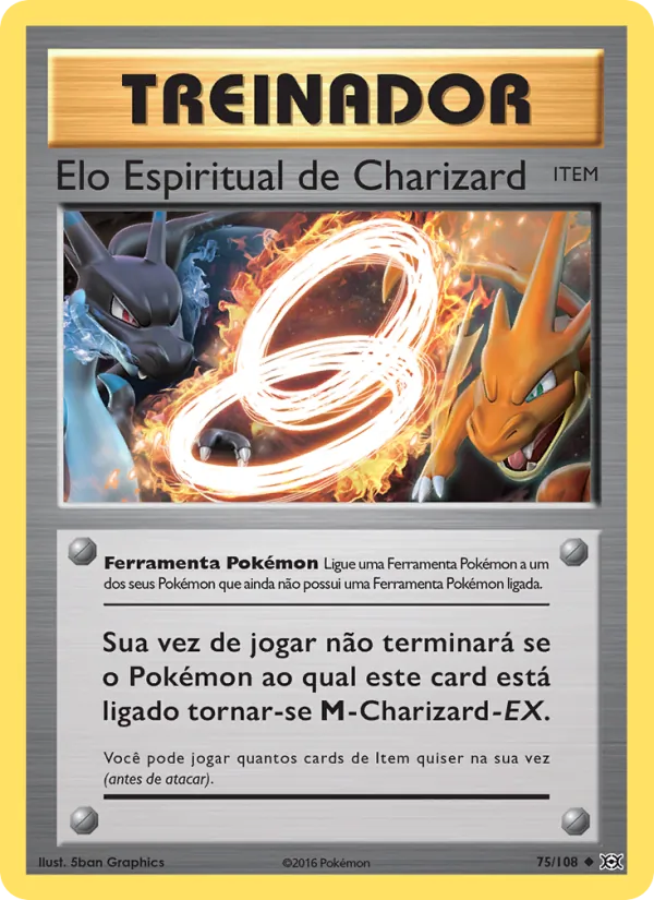 Elo Espiritual de Charizard Evoluções 75/108