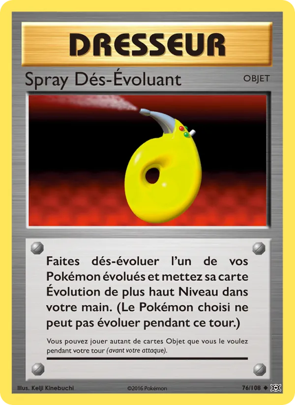 Spray Dés-Évoluant Évolutions 76/108