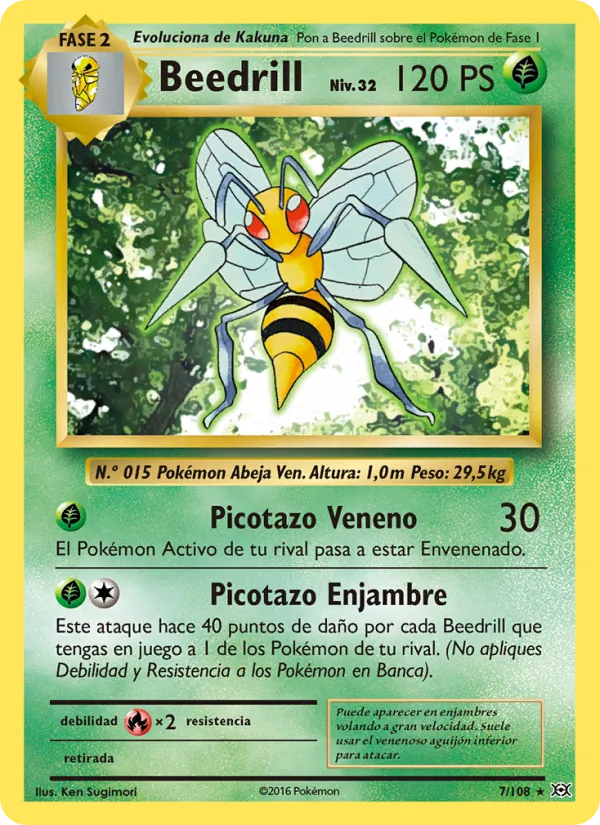Beedrill Evoluciones 7/108