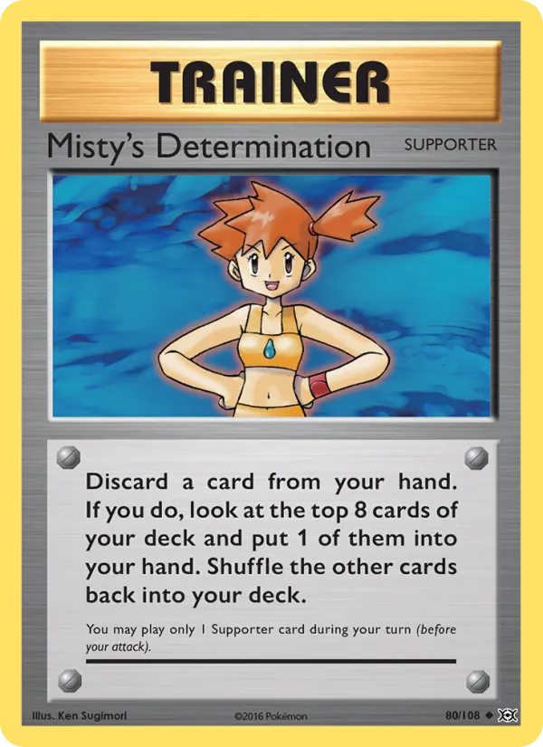 Misty's Determination Evolutions 80/108