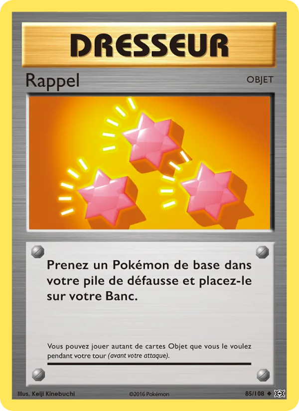Rappel Évolutions 85/108