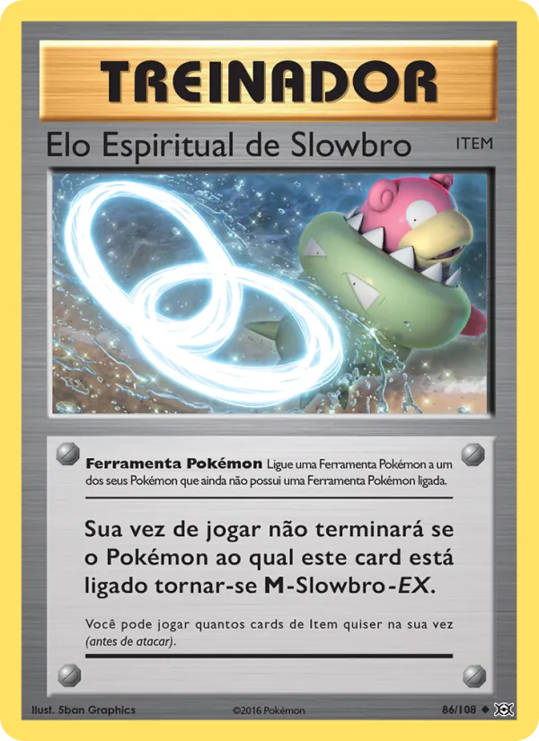 Elo Espiritual de Slowbro Evoluções 86/108