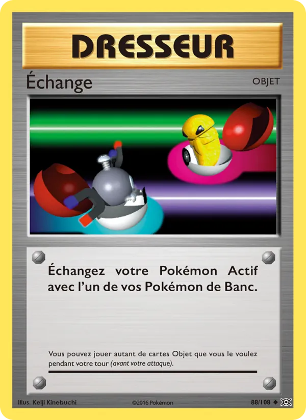 Échange Évolutions 88/108