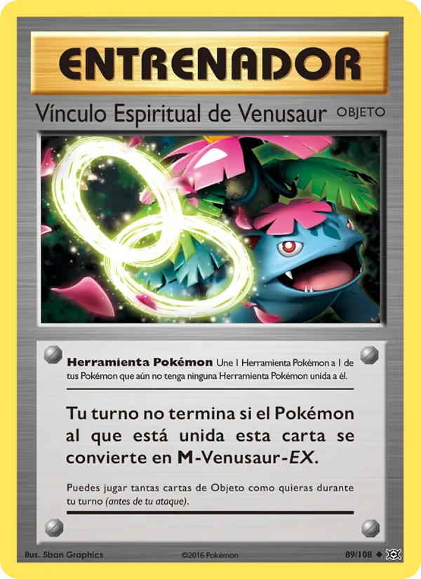 Vínculo Espiritual de Venusaur Evoluciones 89/108