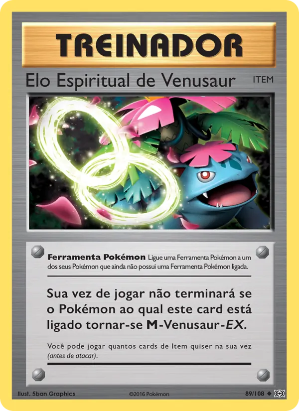 Elo Espiritual de Venusaur Evoluções 89/108