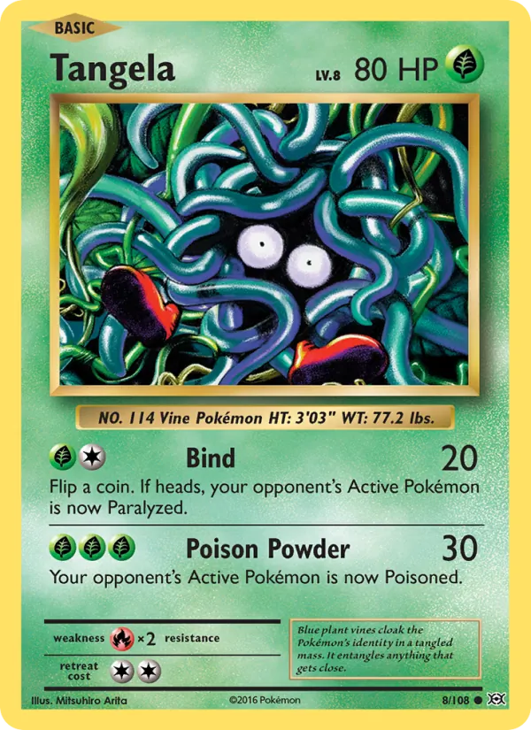 Tangela Evolutions 8/108