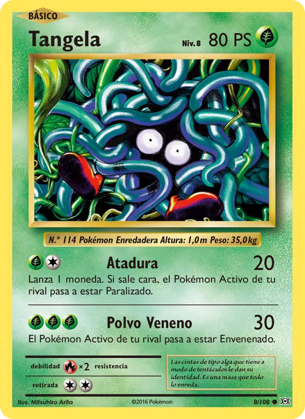 Tangela Evoluciones 8/108