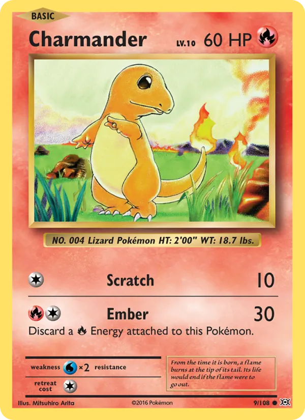 Charmander Evolutions 9/108