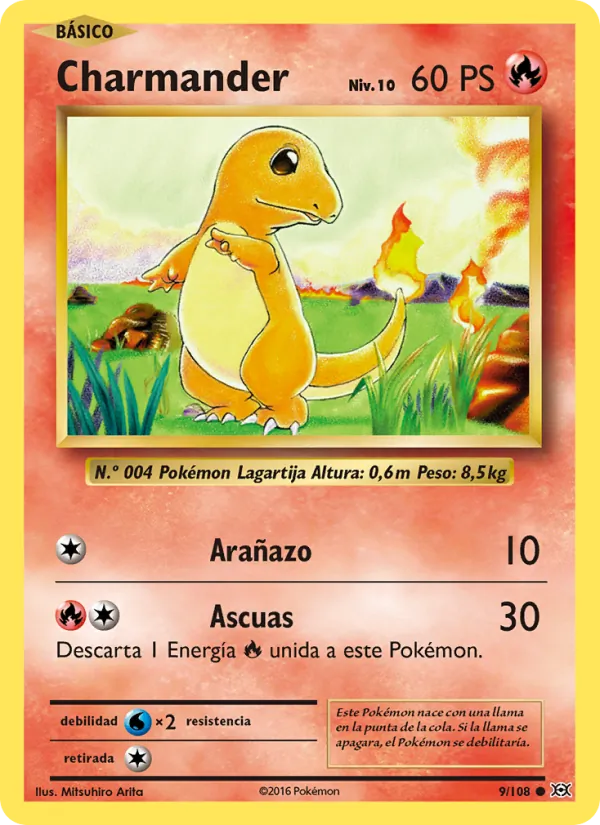 Charmander Evoluciones 9/108