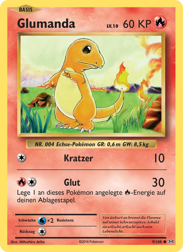 Glumanda Evolution 9/108