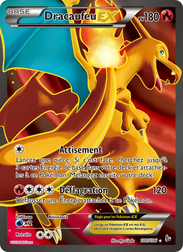 Dracaufeu EX Étincelles 100/106