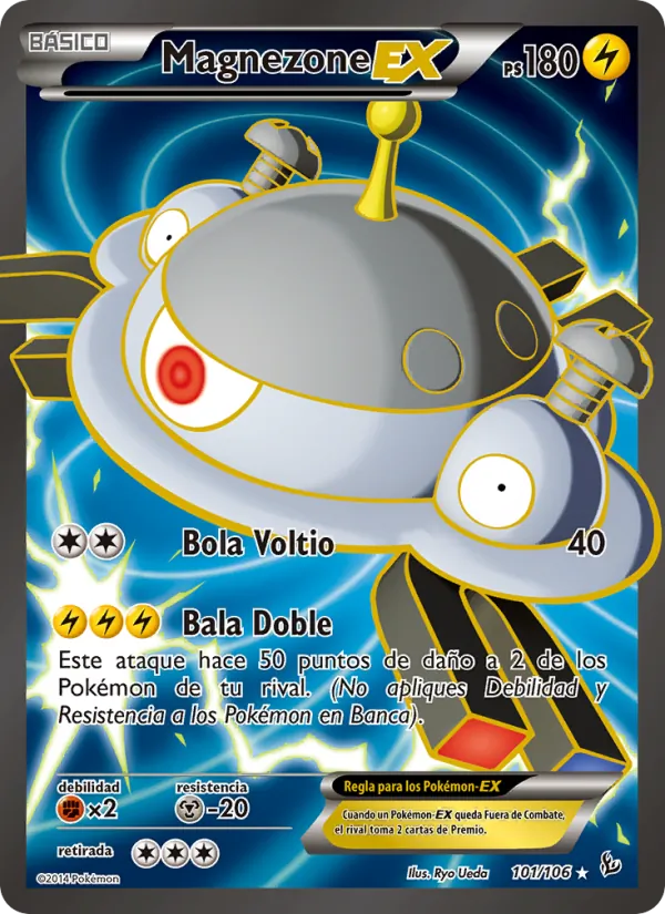 Magnezone EX Destellos de Fuego 101/106