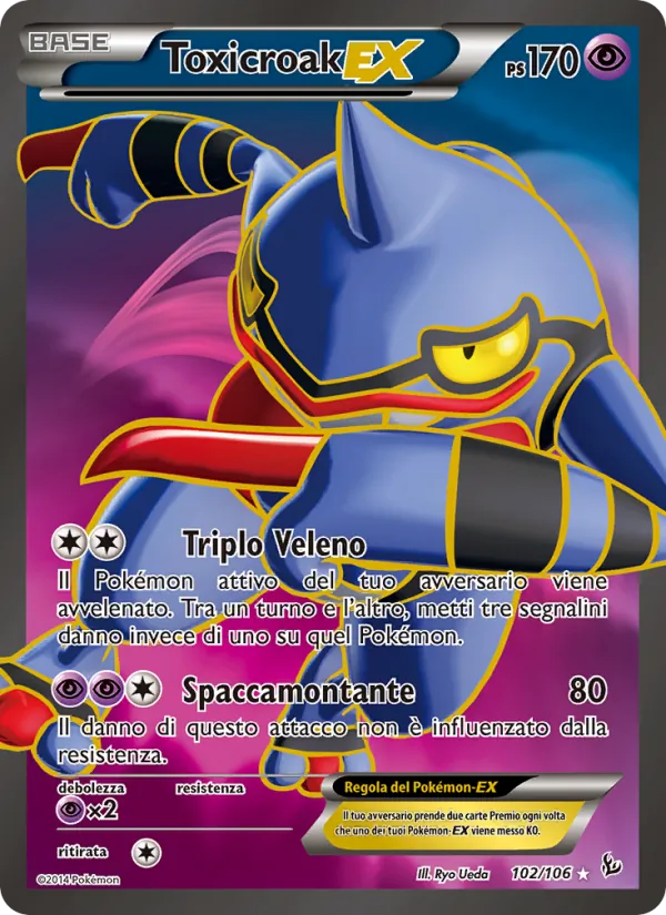 Toxicroak EX Fuoco Infernale 102/106