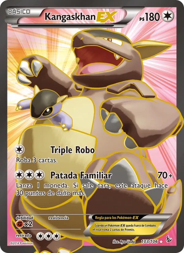 Kangaskhan EX Destellos de Fuego 103/106