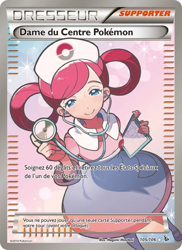 Dame du Centre Pokémon Étincelles 105/106