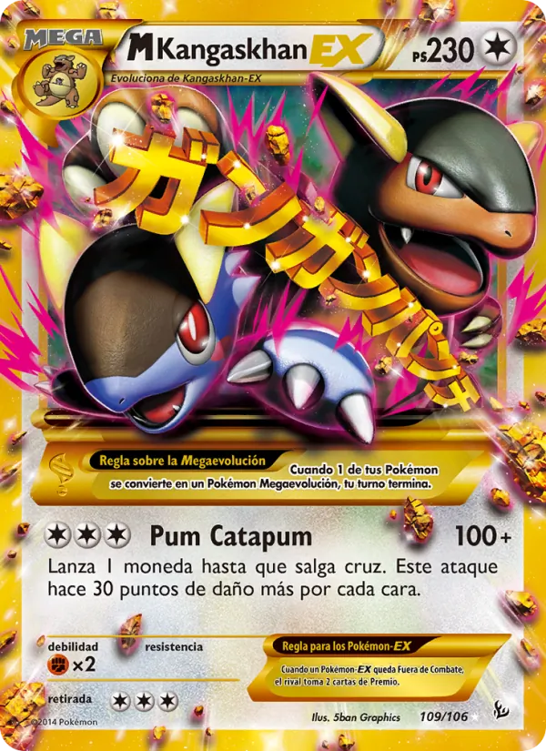 M-Kangaskhan EX Destellos de Fuego 109/106