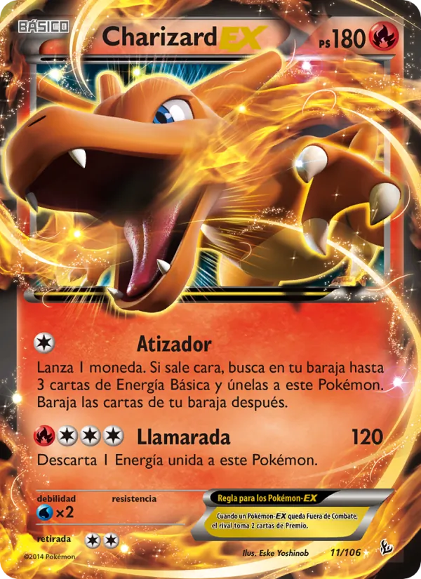 Charizard EX Destellos de Fuego 11/106