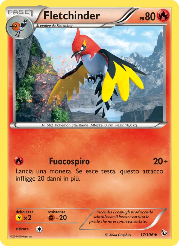Fletchinder Fuoco Infernale 17/106