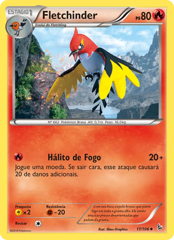 Fletchinder Flash de Fogo 17/106