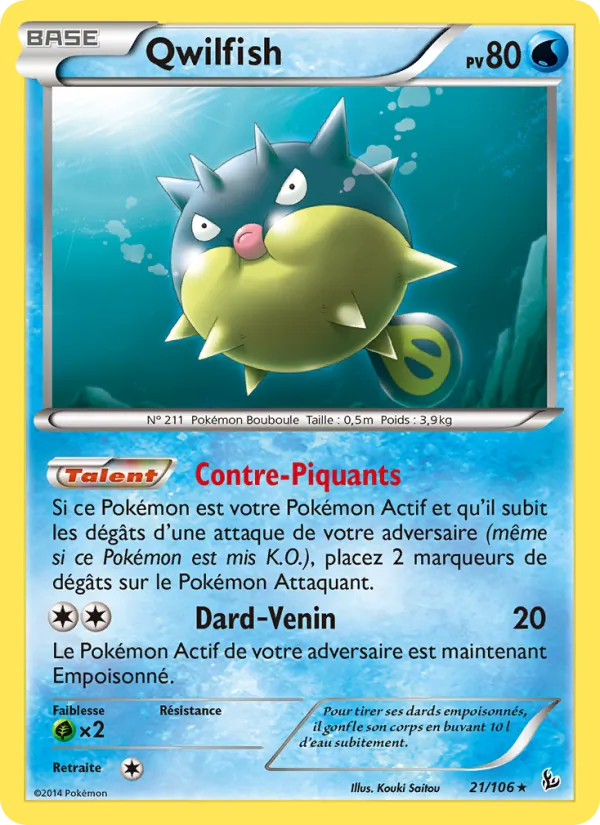 Qwilfish Étincelles 21/106