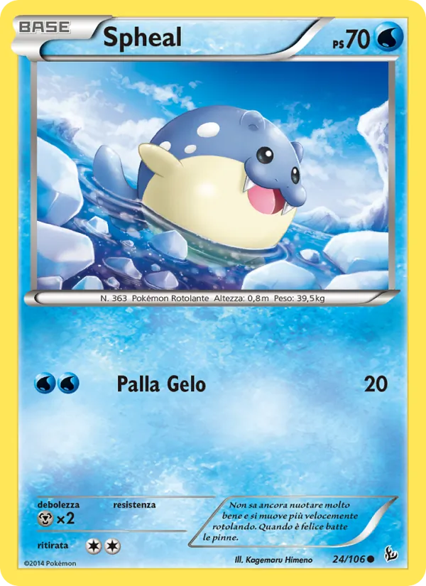 Spheal Fuoco Infernale 24/106