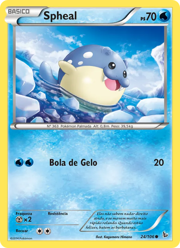 Spheal Flash de Fogo 24/106