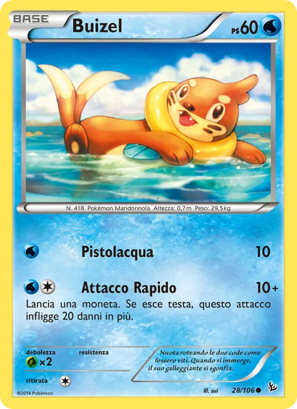 Buizel Fuoco Infernale 28/106