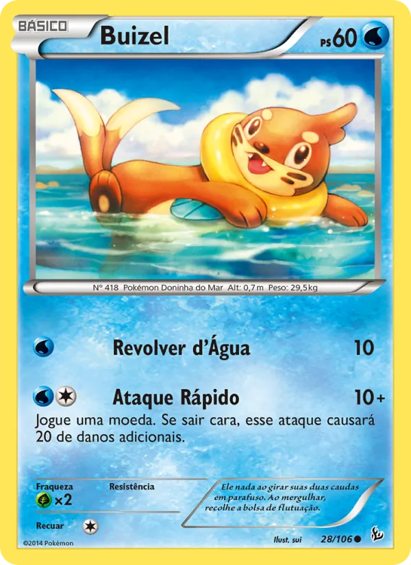 Buizel Flash de Fogo 28/106