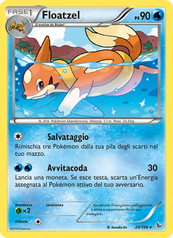 Floatzel Fuoco Infernale 29/106