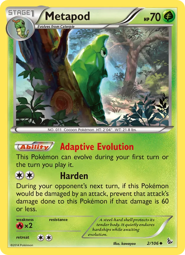 Metapod Flashfire 2/106