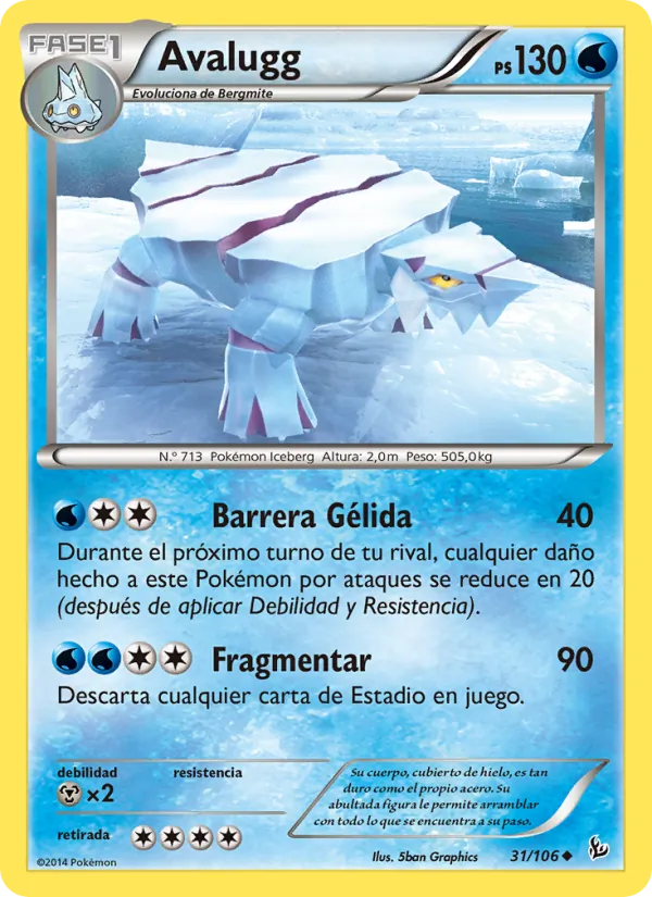 Avalugg Destellos de Fuego 31/106